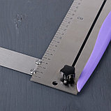 Шпатель кондитерский с размерной линейкой, 2 части, 31×23×3 см, цвет фиолетовый, фото 4