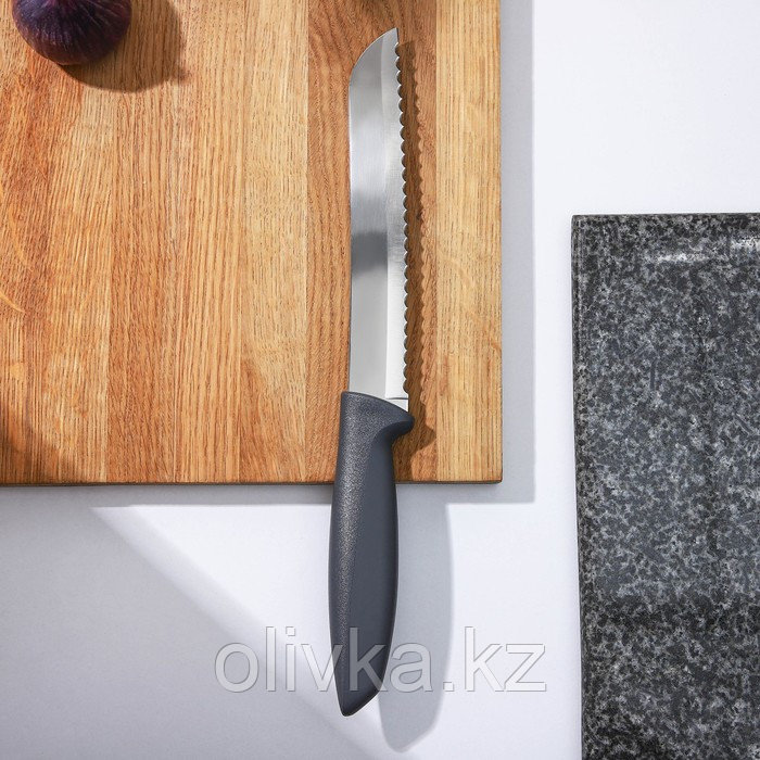 Нож кухонный Tramontina Plenus, для овощей, лезвие 17,5 см, цвет серый - фото 2 - id-p113270452