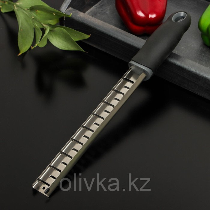 Тёрка Доляна «Савон», 32 см, очень крупная, цвет ручки чёрный - фото 3 - id-p113263531