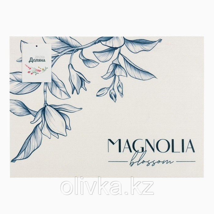 Салфетка на стол Доляна "Magnolia" ПВХ 40*29см - фото 5 - id-p113268568