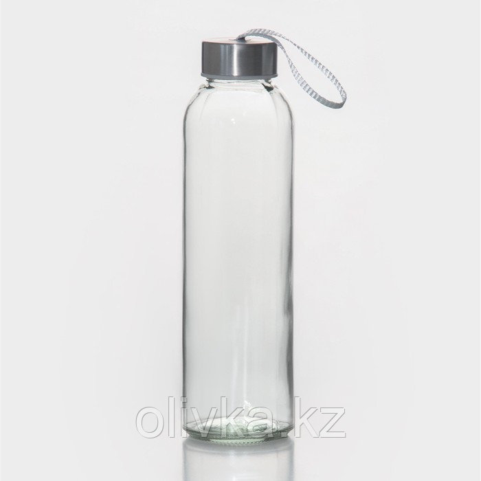 Бутылка для воды стеклянная в чехле Доляна «Ротанг», 500 мл, h=22 см, цвета МИКС - фото 3 - id-p113264342