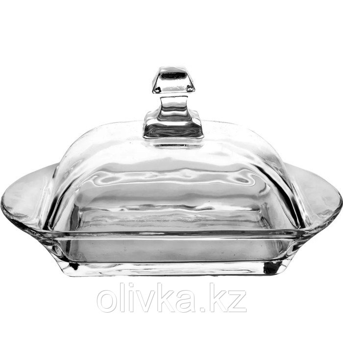Маслёнка Bekker, размер 17х11х9 см, стекло - фото 1 - id-p113277494