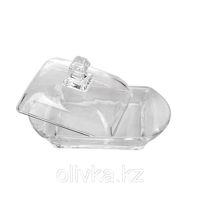 Маслёнка Bekker, размер 17х11х9 см, стекло - фото 5 - id-p113277494