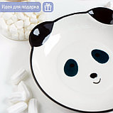 Тарелка керамическая «Панда», 550 мл, d=20 см, фото 2
