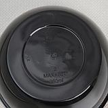 Контейнер одноразовый «Плошка», 360 мл, 11,2 см, цвет чёрный, фото 3