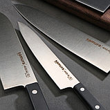 Набор ножей Samura HARAKIRI, 5 шт, лезвие: 9,9 см, 15 см, 16,1 см, 16,5 см, 18,5 см, чёрная рукоять, фото 2