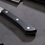 Набор ножей Samura HARAKIRI, 5 шт, лезвие: 9,9 см, 15 см, 16,1 см, 16,5 см, 18,5 см, чёрная рукоять, фото 3