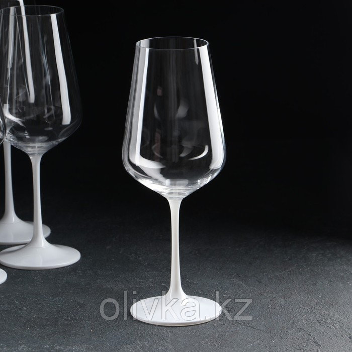 Набор бокалов для вина «Сандра», 6 шт, 450 мл, хрустальное стекло - фото 2 - id-p113272501