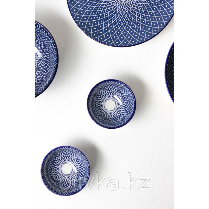 Салатник керамический Доляна «Бодом»,600 мл, d=14,5 см, цвет синий - фото 10 - id-p113251494