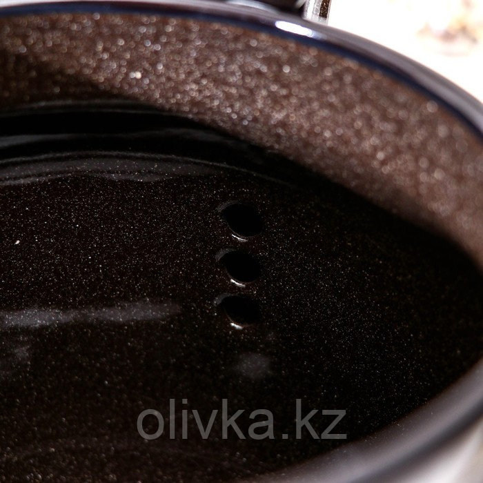 Чайник, 3,5 л, без деколи, индукция, цвет коричневый - фото 3 - id-p113254076