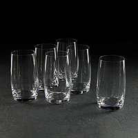 Набор стаканов для воды Pavo, стеклянный, 380 мл, 6 шт