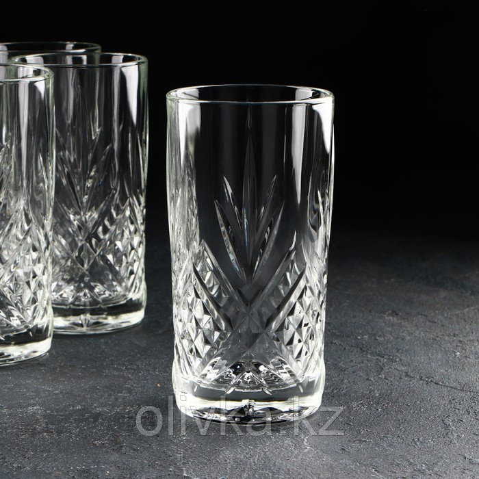 Набор высоких стеклянных стаканов «Зальцбург», 380 мл, 6 шт - фото 2 - id-p113267719