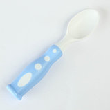 Набор детской посуды «Сладкий малыш», 3 предмета: тарелка на присоске, крышка, ложка, цвет голубой, фото 6