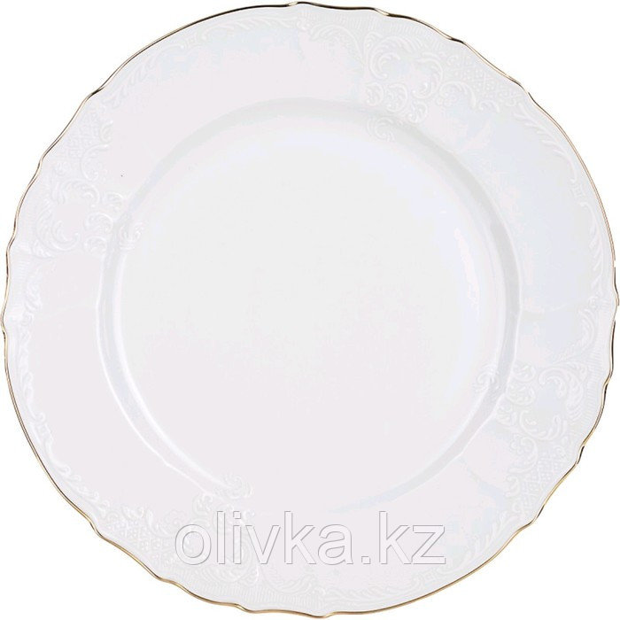 Блюдо круглое Bernadotte, декор «Отводка золото», 32 см - фото 1 - id-p113256896
