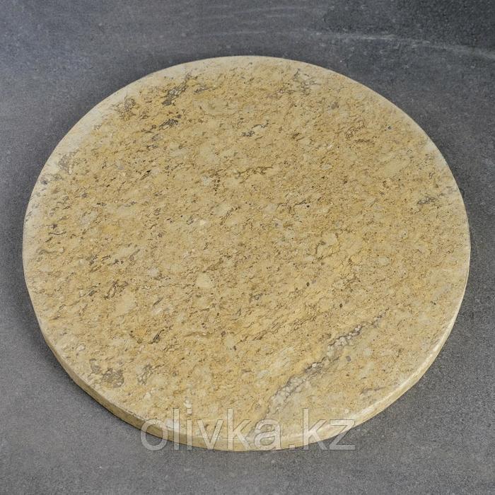 Пекарский камень вулканический круглый, 30х2 см - фото 1 - id-p113259263