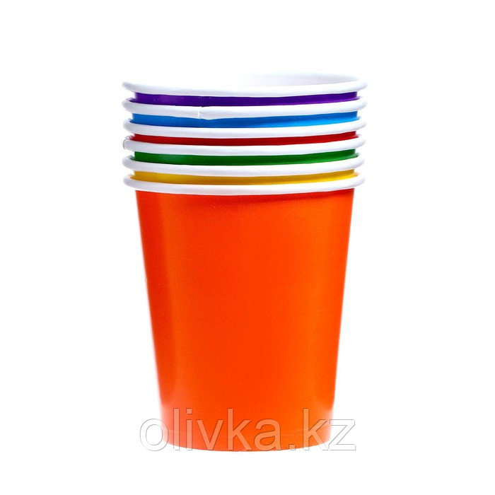 Набор бумажных стаканов «Разноцвет», 205 мл - фото 3 - id-p113261960