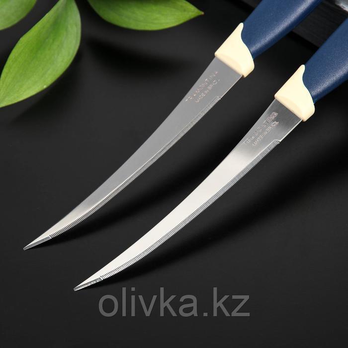 Набор кухонных ножей для помидоров Tramontina Multicolor, 2 предмета, лезвие 12,7 см - фото 2 - id-p113258490