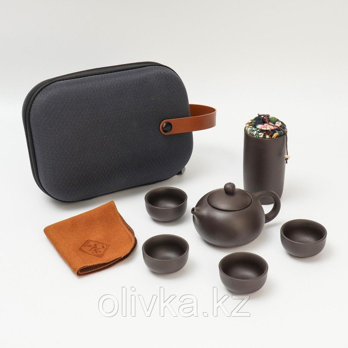 Набор для чайной церемонии 7 предметов, на 4 персоны, чашка 45 мл, чайник 180 мл - фото 4 - id-p113260151