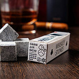 Камни для виски "Покер", натуральный стеатит, 4 шт, фото 2