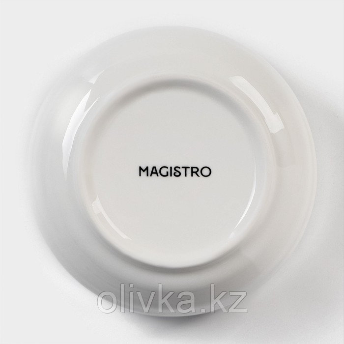 Салатник фарфоровый Magistro «Элегия», 300 мл, цвет белый - фото 4 - id-p113253278