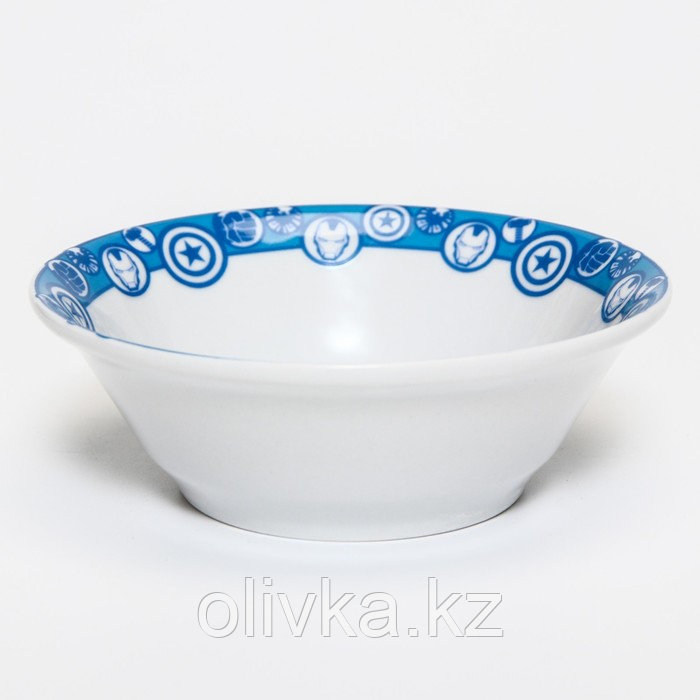 Набор посуды «Марвел», 3 предмета: тарелка Ø 16,5 см, миска Ø 14 см, кружка 200 мл, Мстители - фото 2 - id-p113257657