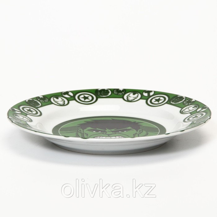 Набор посуды «Марвел», 3 предмета: тарелка Ø 16,5 см, миска Ø 14 см, кружка 200 мл, Мстители - фото 3 - id-p113257657