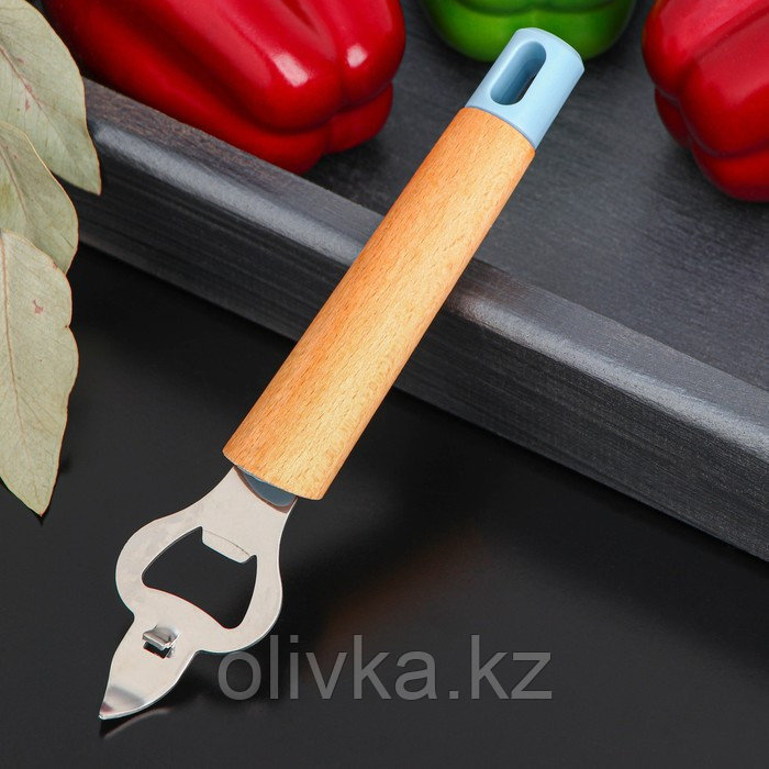 Нож консервный Magistro Heaven wood, 20×4,5×3 см, цвет бежевый - фото 1 - id-p113266958