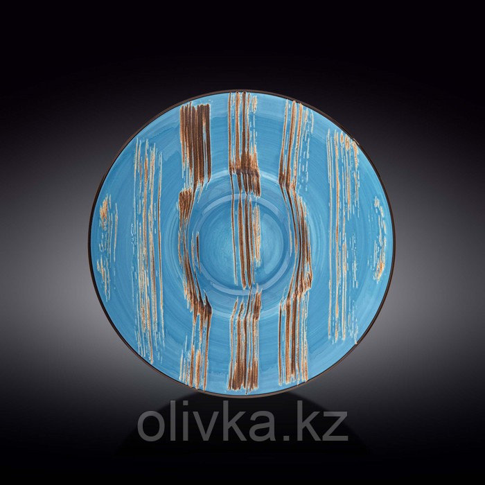 Тарелка глубокая Wilmax Scratch, d=27 см, 250 мл, цвет голубой - фото 1 - id-p113270562