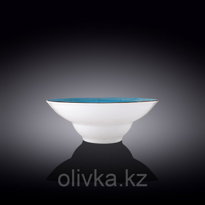 Тарелка глубокая Wilmax Spiral, d=22.5 см, 1.1 л, цвет голубой - фото 2 - id-p113270584