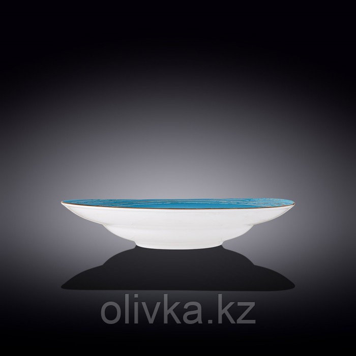 Тарелка глубокая Wilmax Spiral, d=28.5 см, 500 мл, цвет голубой - фото 2 - id-p113270585