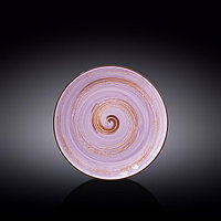 Тарелка круглая Wilmax Spiral, d=20.5 см, цвет лавандовый