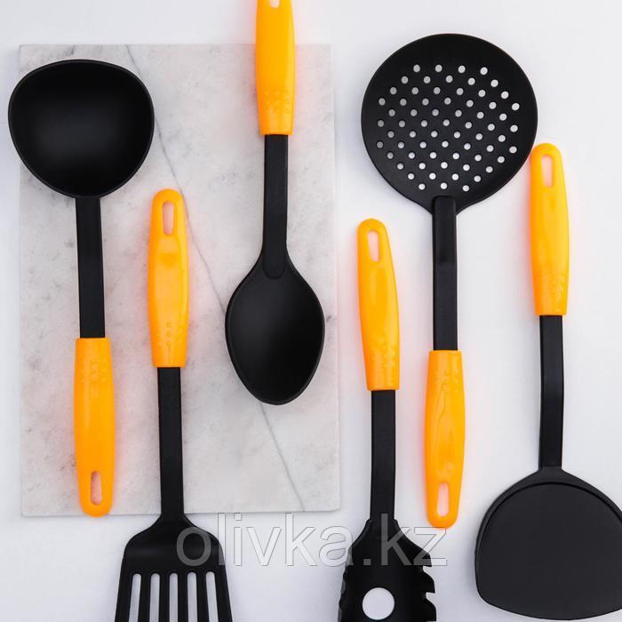 Набор кухонных принадлежностей Доляна «Оранж», 6 предметов - фото 2 - id-p113251558