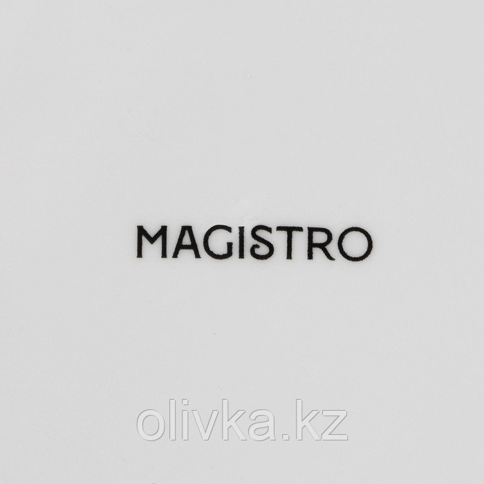 Банка фарфоровая для сыпучих продуктов с крышкой Magistro Сrotone, 600 мл, цвет белый - фото 8 - id-p113267773