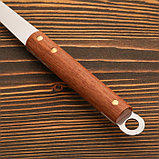 Вилка для мяса с деревянной ручкой 36 см, 7х3,5 см, фото 3