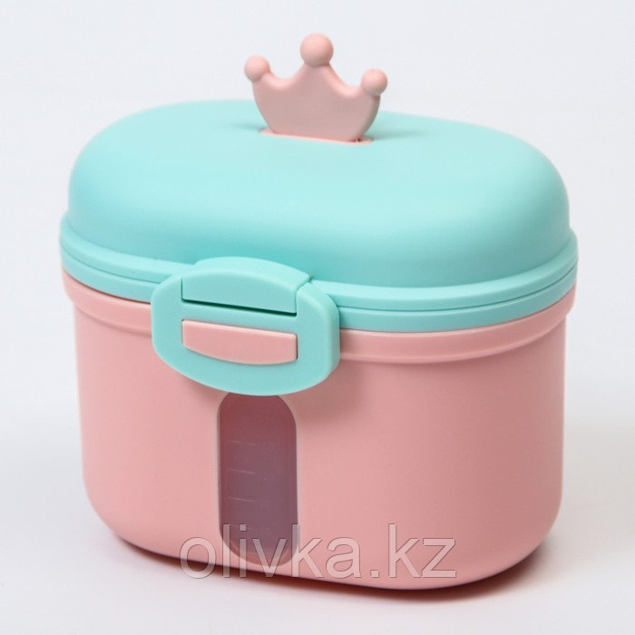 Контейнер для хранения детского питания «Корона», 240 гр., цвет розовый - фото 4 - id-p113262870