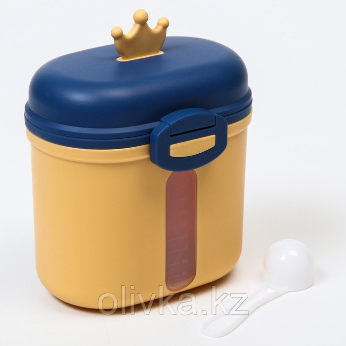 Контейнер для хранения детского питания «Корона», 360 гр., цвет желтый - фото 7 - id-p113262871