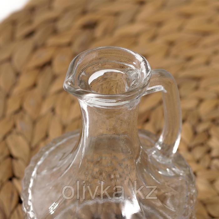 Бутыль стеклянная для соусов и масла с пробковой крышкой Доляна «Парфе», 180 мл, 9,5×14 см - фото 3 - id-p113262873