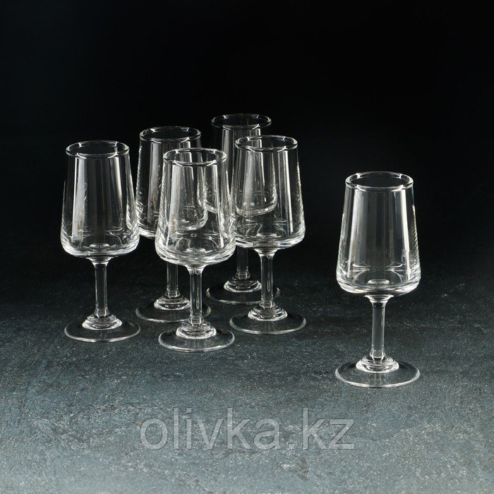 Набор рюмок Sherry glass set, стеклянный, 50 мл, 6 шт - фото 1 - id-p113274455