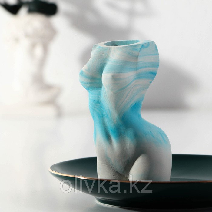 Подставка для зубочисток «Женское тело» мрамор синий - фото 2 - id-p113269592