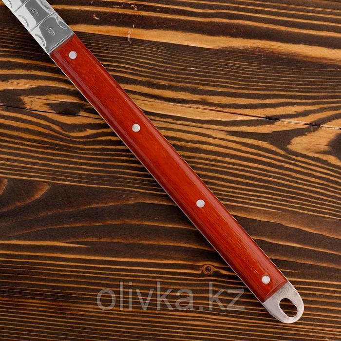 Лопатка для казана узбекская 62см, ширина 15см, с деревянной ручкой - фото 4 - id-p113257713