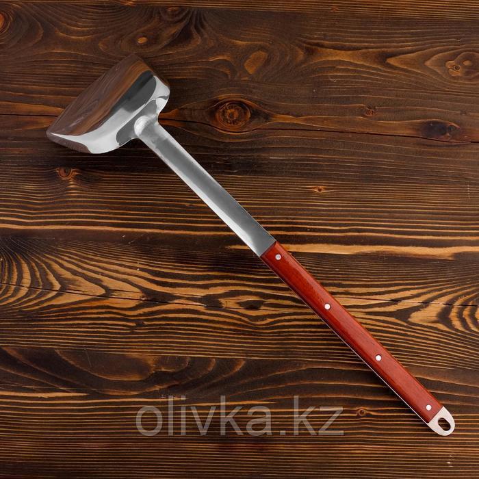 Лопатка для казана узбекская 62см, ширина 15см, с деревянной ручкой - фото 5 - id-p113257713