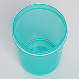 Шейкер спортивный с чашей под протеин, фиолетово-голубой, 500 мл, фото 5