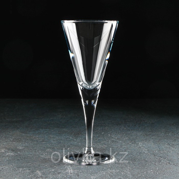 Бокал для шампанского стеклянный V-Line, 200 мл - фото 1 - id-p113267806