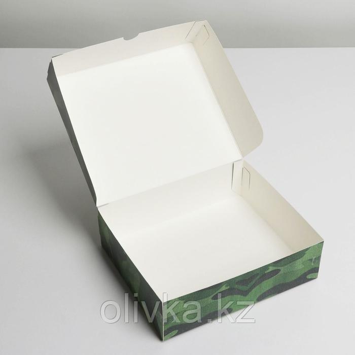 Коробка для кондитерских изделий «23 февраля», 17 × 20 × 6 см - фото 2 - id-p113262901