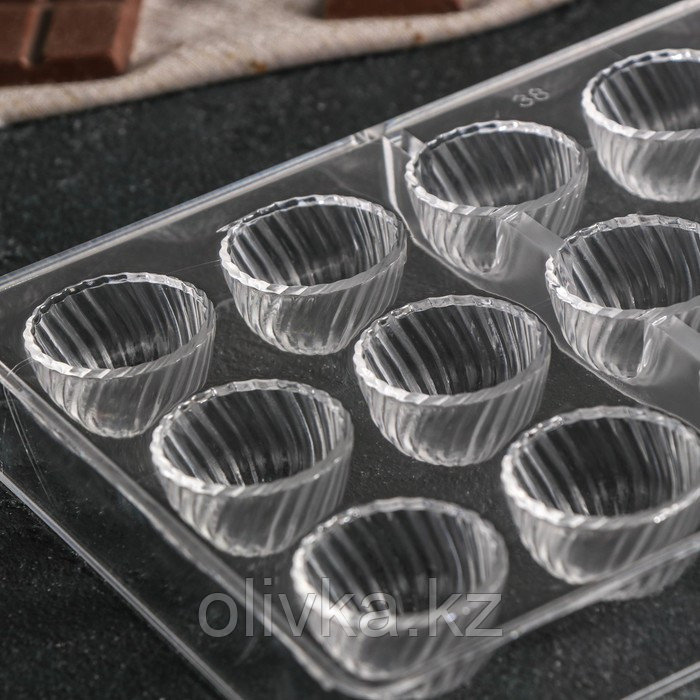 Форма для шоколада и конфет «Комильфо», 28×14 см, 21 ячейка - фото 2 - id-p113254181