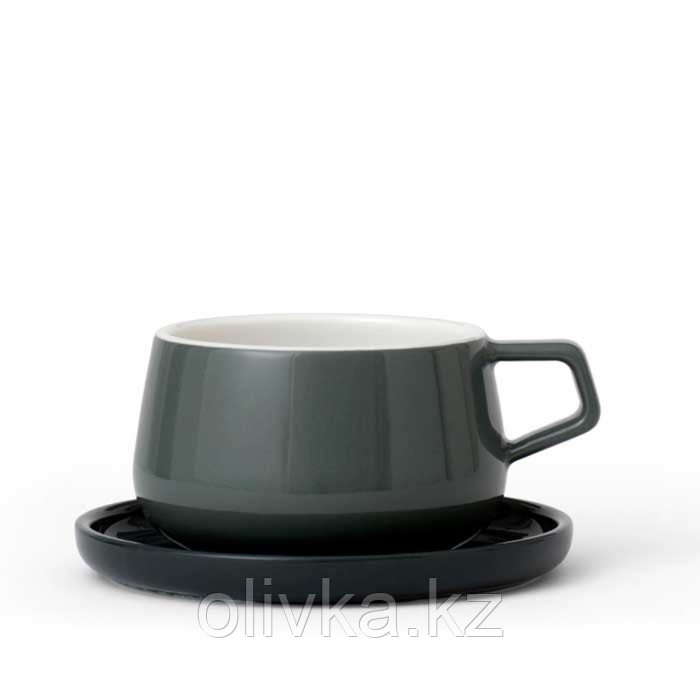 Чайная чашка с блюдцем VIVA Scandinavia Ella, 300 мл, цвет мятный - фото 1 - id-p113253369
