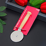 Нож для пиццы и теста Доляна «Классик», 18 см, цвет бежевый, фото 5