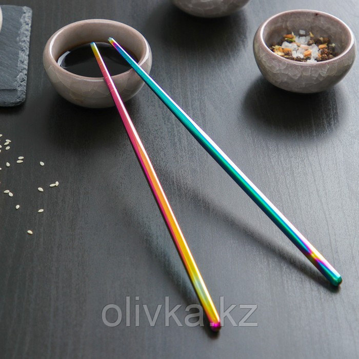 Палочки для суши Bacchette, длина 21 см, цвет хамелеон - фото 1 - id-p113264482