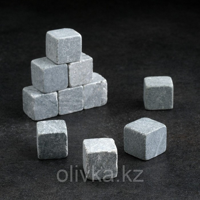 Камни для виски "Горные вершины", натуральный стеатит, 10 шт - фото 2 - id-p113267836