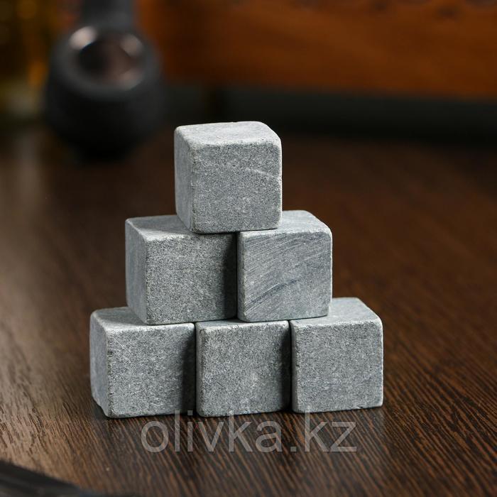 Камни для виски "COLD & OLD", в шкатулке, натуральный стеатит, 6 шт - фото 2 - id-p113255140